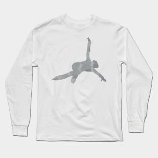 Grey figure skater Long Sleeve T-Shirt